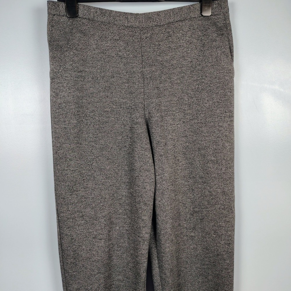 Alfred Dunner Womens SZ 18 Straight Leg Pants Black White Herringbone Officecore - Picture 2 of 8